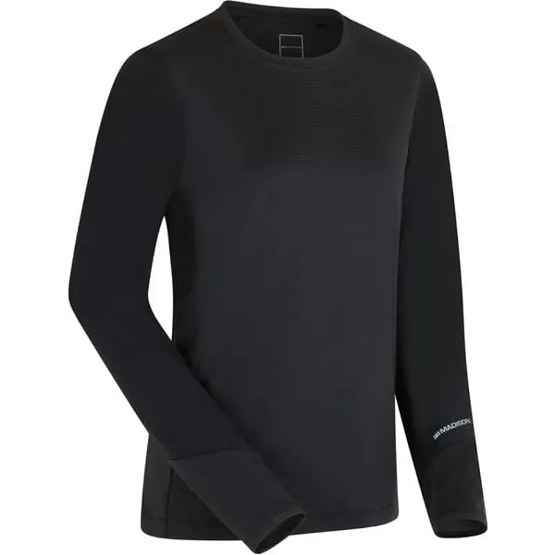 Madison Flux Women's Long Sleeve Trail Jersey - Black-1