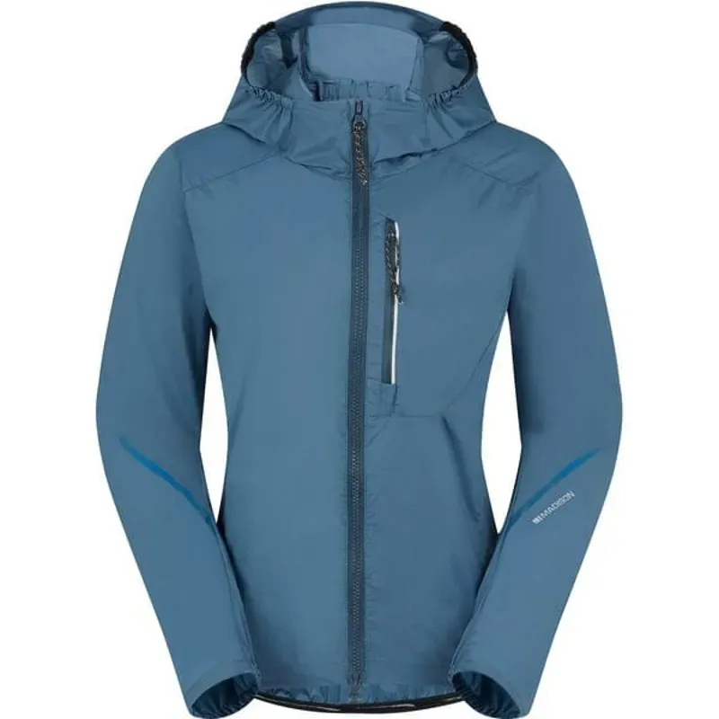 Madison Roam Women's Lightweight Windproof Packable Jacket - Lake Blue