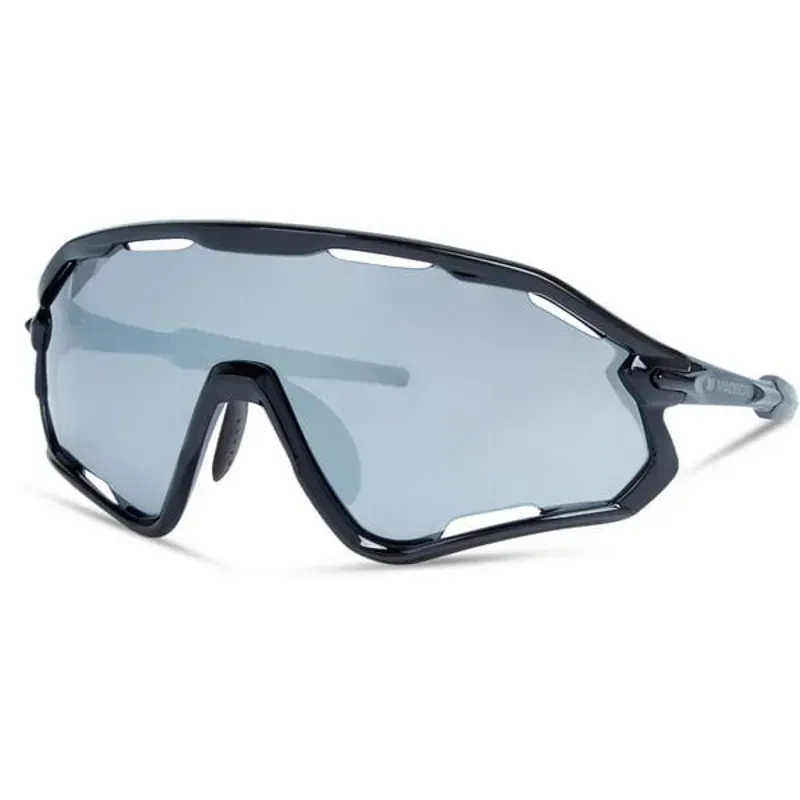Madison Code Breaker II Sunglasses in Gloss black / silver mirror