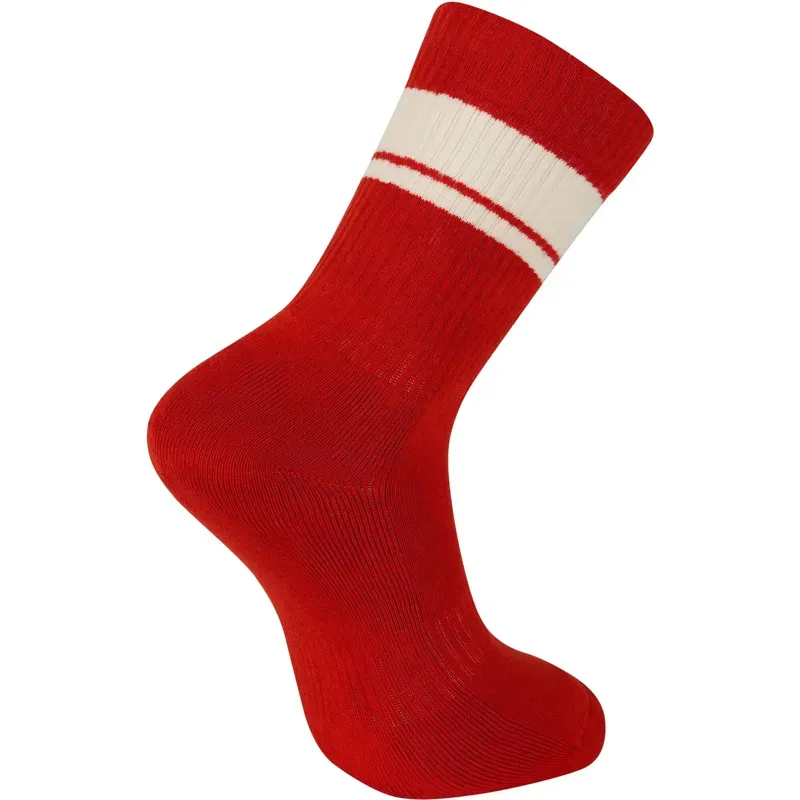 Madison Roam Isoler Crew Sock - Mineral Red-1