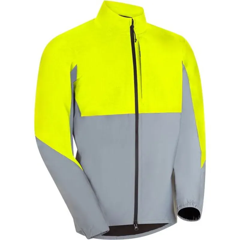 Madison Stellar Ultra Reflective Men's Waterproof Jacket - Hi-Viz Yellow-1