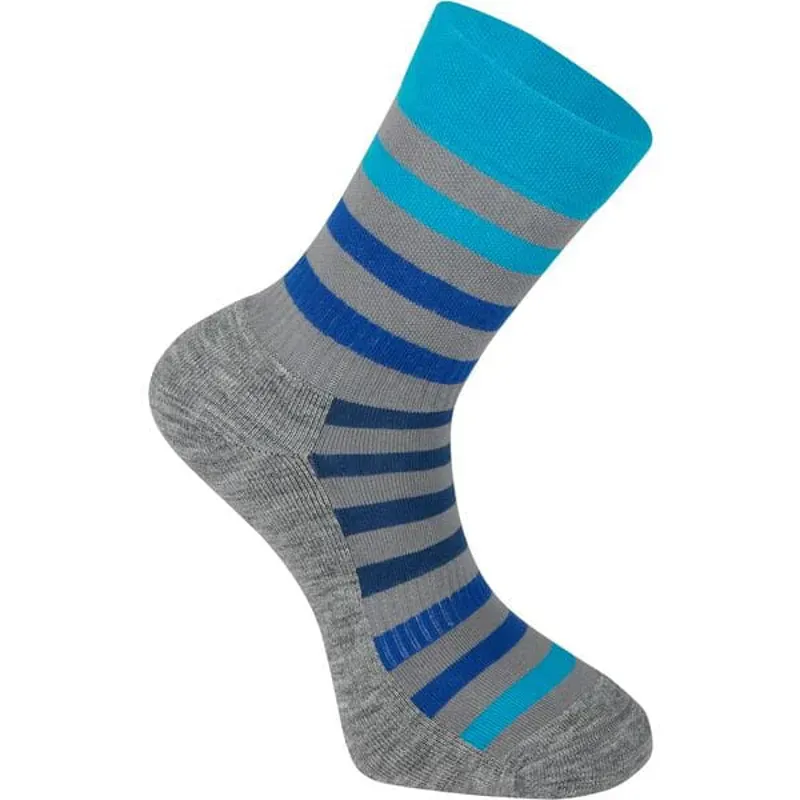 Madison Roam Isoler Merino 4 Season Socks - Blue / Grey