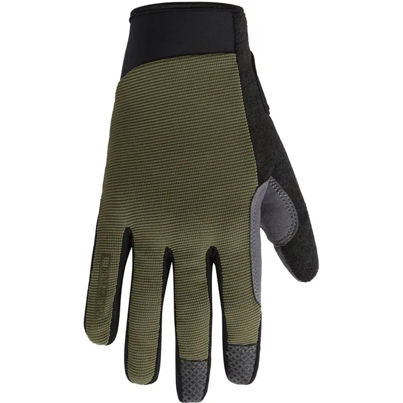 Madison Freewheel Gel Pad Trail Gloves in Midnight Green