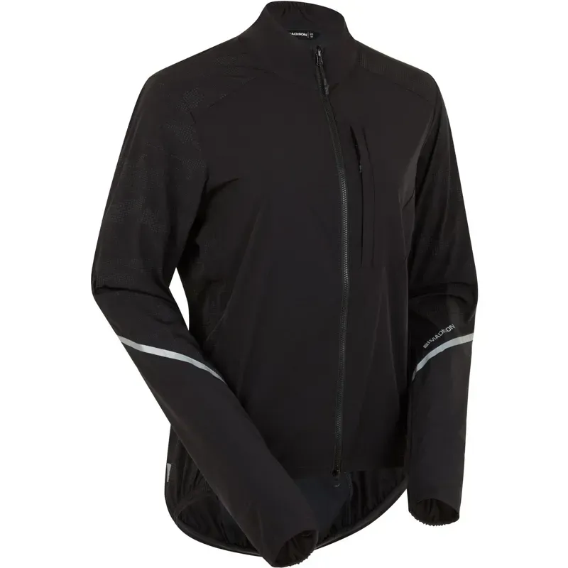 Madison Freewheel Women's Stellar Tech Windproof Packable Jacket in Black