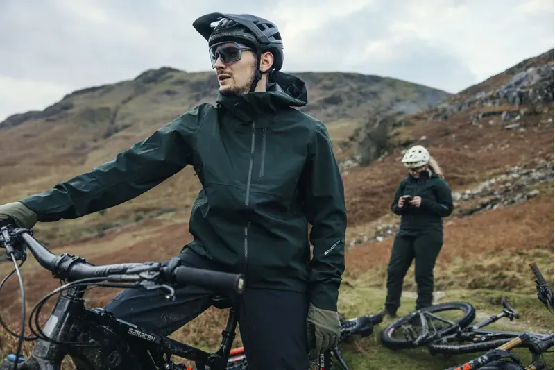 Madison DTE 3-Layer Men's Waterproof Jacket in Deep Forest Green-2