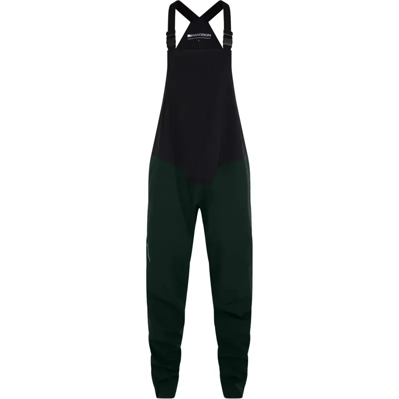 Madison DTE 3-Layer Waterproof Bib Trousers in Deep Forest Green