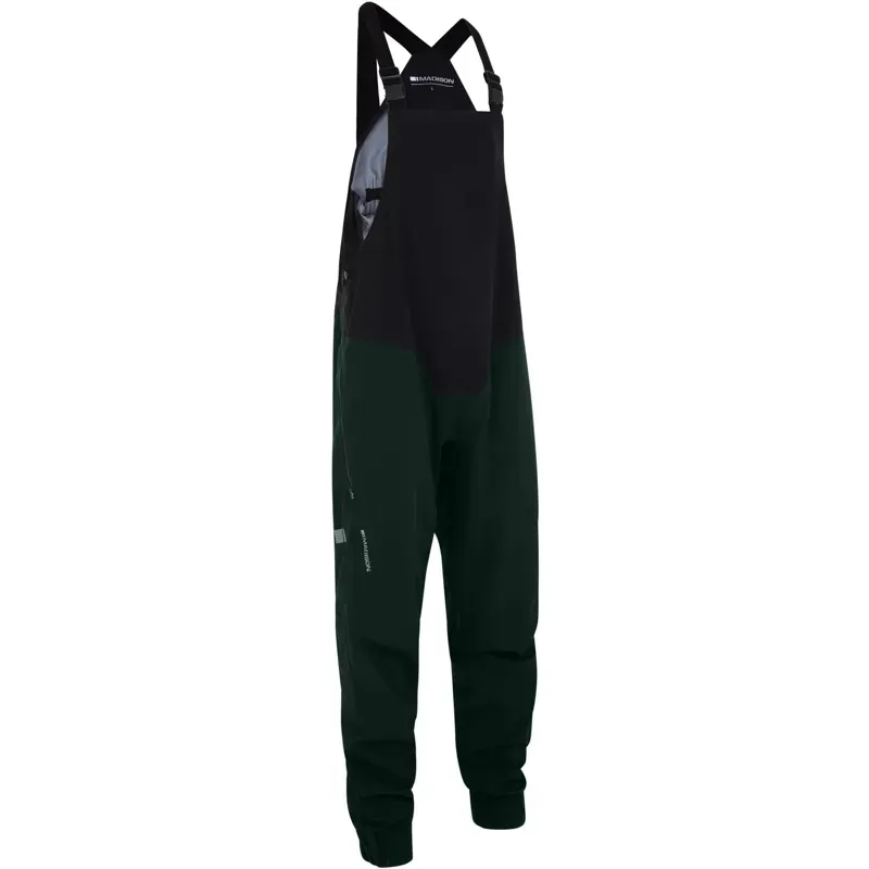 Madison DTE 3-Layer Waterproof Bib Trousers in Deep Forest Green-1