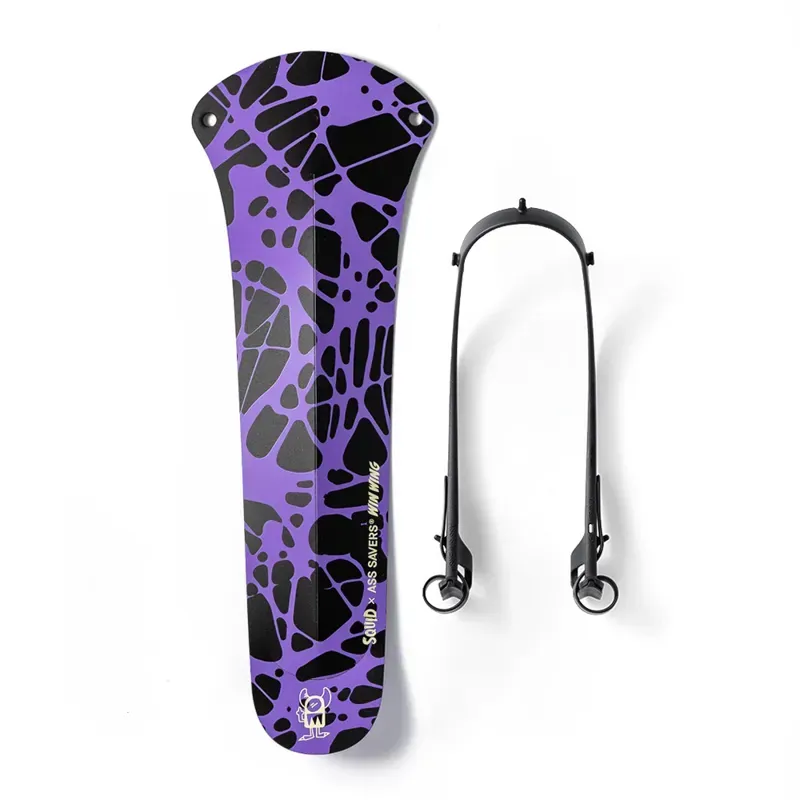 Ass Savers Win Wing 2 Gravel Rear Mudguard in Squid Purple-1