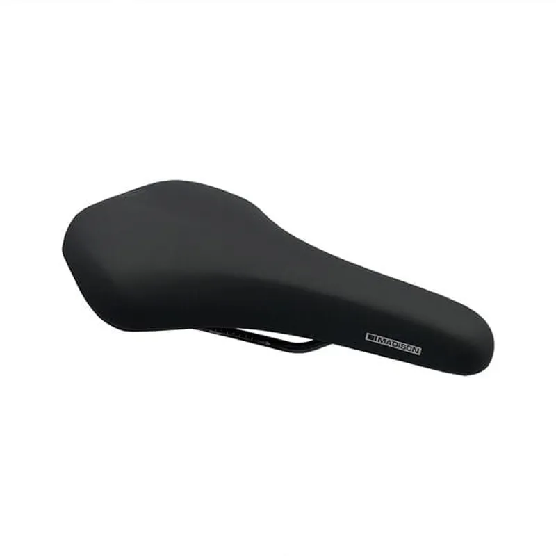 Madison Freewheel U100 Gelcel Saddle - Black 158 mm x 275 mm