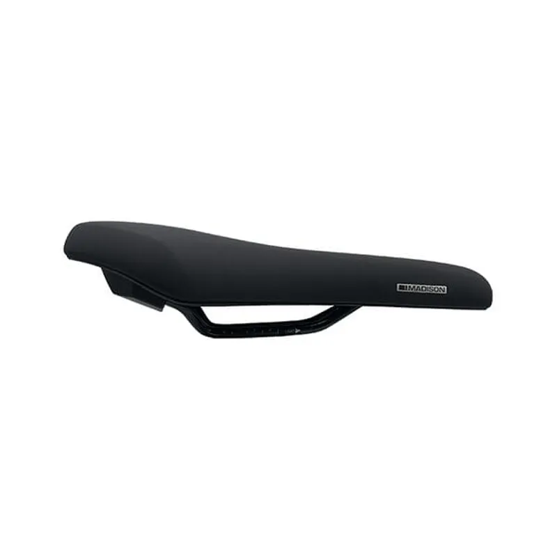 Madison Freewheel U100 Gelcel Saddle - Black 158 mm x 275 mm-1