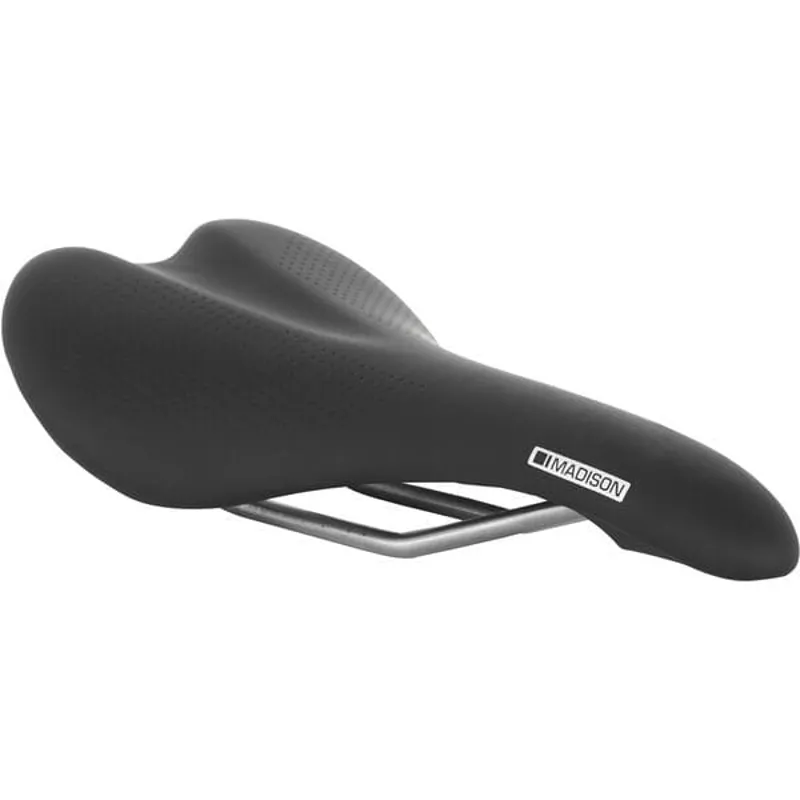 Madison Flux Switch Standard Alloy Ti Rail 142 mm x 280 mm Saddle in Black