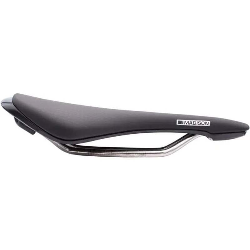 Madison Flux Aero Short Alloy Saddle Titanium rail-1