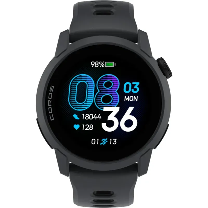 Coros Pace 4 Sport Watch Silicone in Black-1