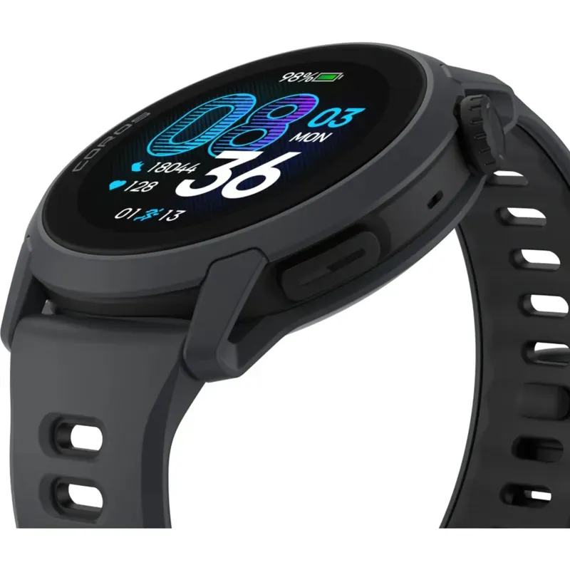 Coros Pace 4 Sport Watch Silicone in Black-3