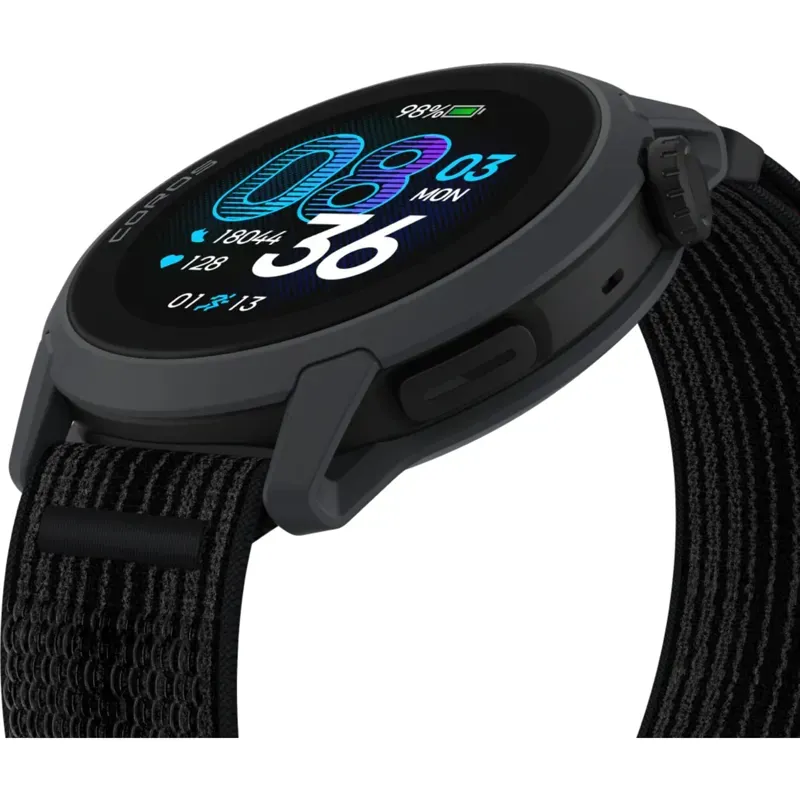 Coros Pace 4 GPS Watch with Nylon Strap in Black-2