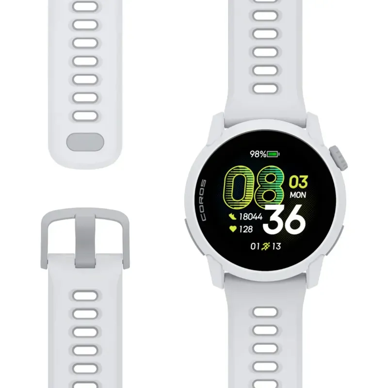Coros Pace 4 Sport Watch in White-4
