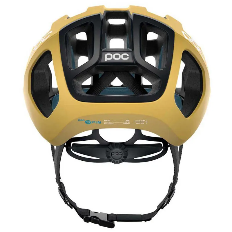 POC Ventral Air SPIN Helmet - Size Small - Sulphur Yellow-2