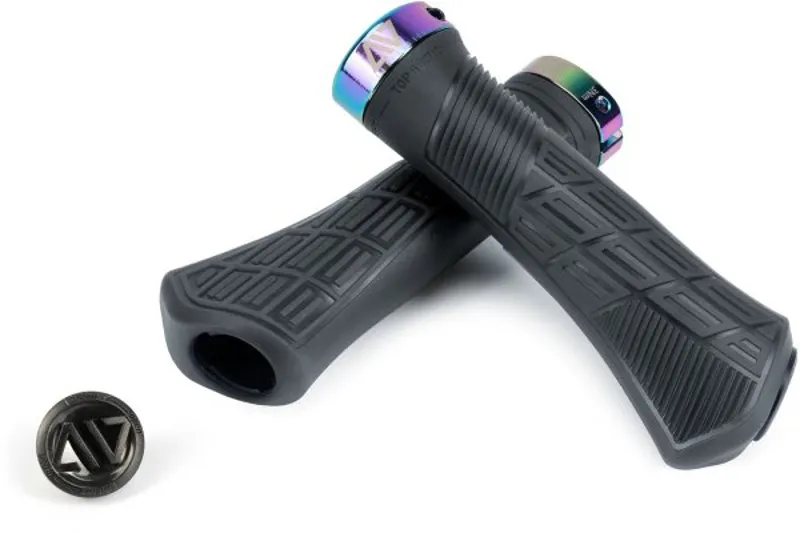 Acid Grips Hybrid Perform in Translucent Black/Oilslick-1