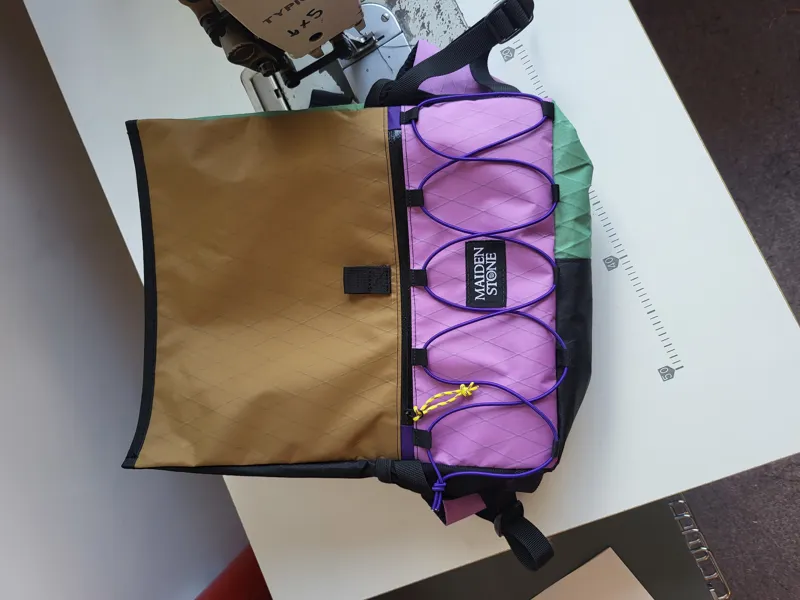 Maiden Stone Handlebar Bumbag In Lilac/Sand-2