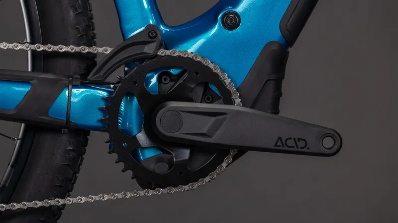 Cube Reaction Hybrid Performance 600 Electric Mountain Bike in Blue-5