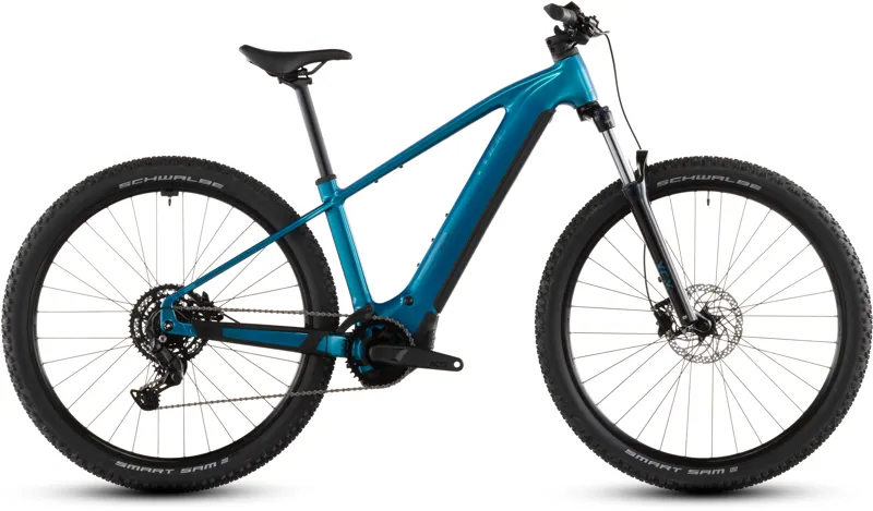 Cube Reaction Hybrid Performance 600 Electric Mountain Bike in Blue