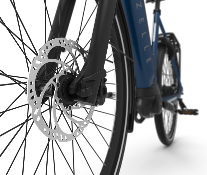 Gazelle Ultimate C380 High-Step Belt-Drive in Mallard Blue -8