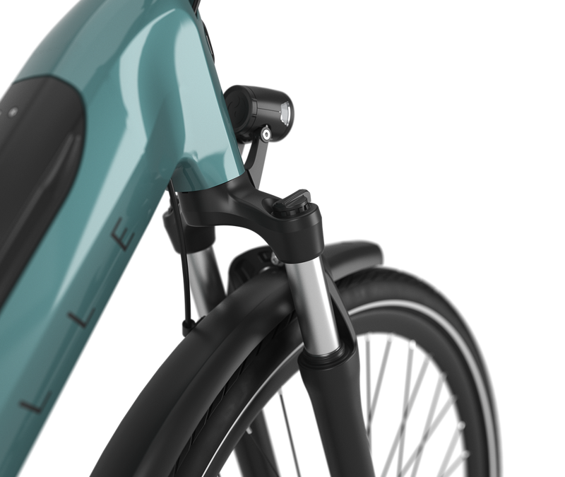 Gazelle Ultimate C5 Low-Step Belt-Drive 625 in Denim Blue-8