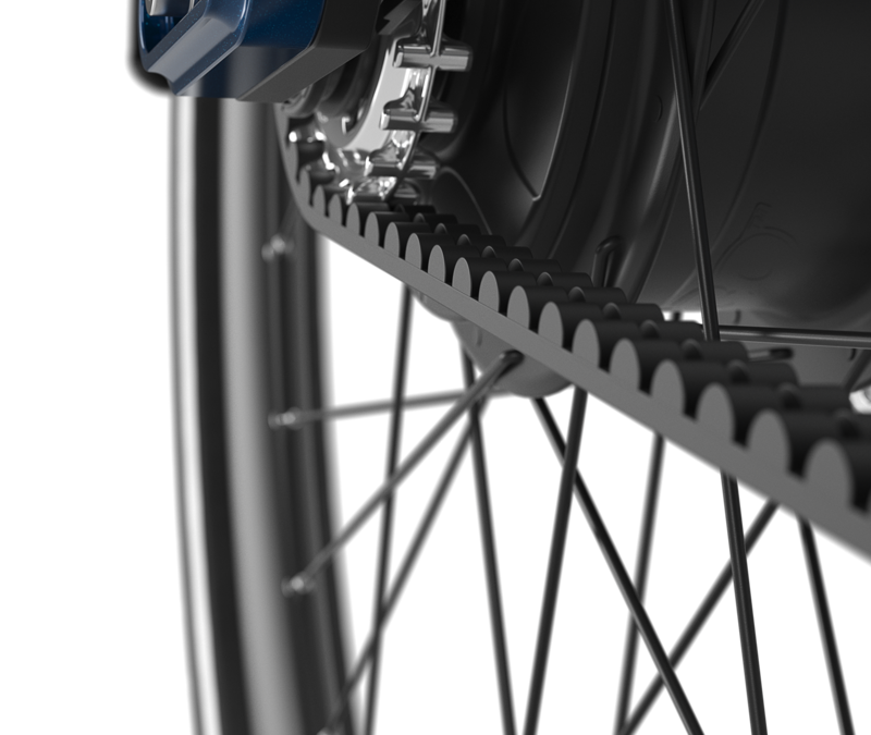 Gazelle Ultimate C380 High-Step Belt-Drive in Mallard Blue -7