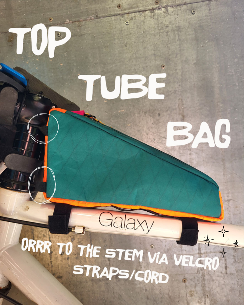 Maiden Stone Top Tube Bag in Green/Purple/Sand-7