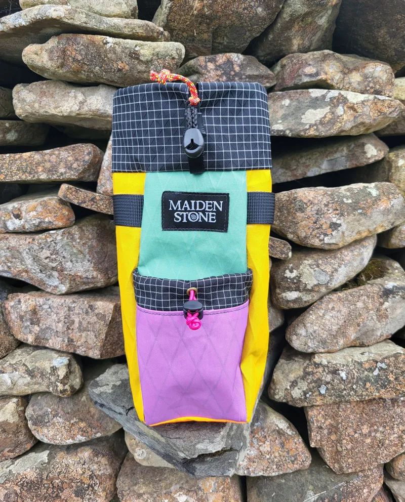 Maiden Stone Stem Bag in Yellow/Green/Purple