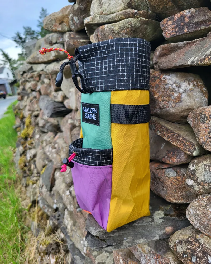 Maiden Stone Stem Bag in Yellow/Green/Purple-1