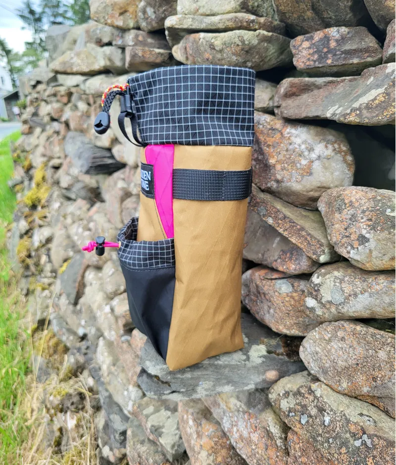 Maiden Stone Stem Bag in Sand/Pink-1