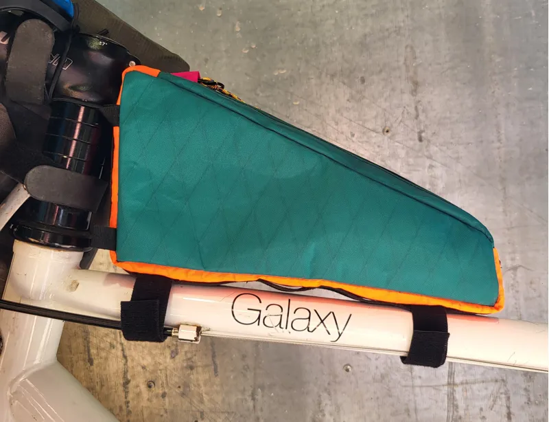Maiden Stone Top Tube Bag in Orange/Purple/Green-3