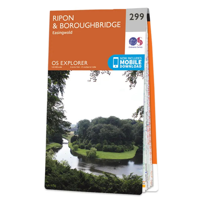 OS Explorer Map 299 - Ripon and Boroughbridge
