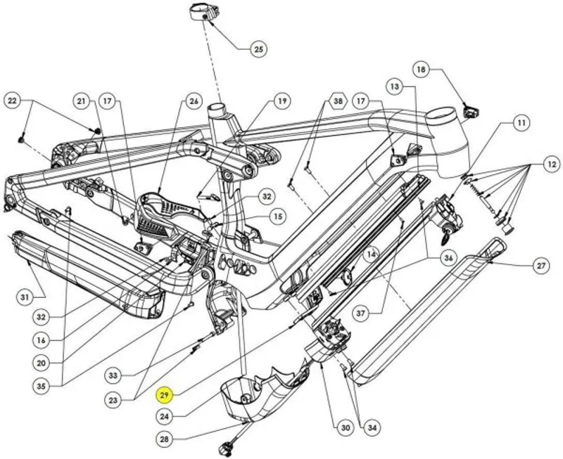 Cube Battery Charger Socket Cover Mount 18-03748 - 34207-1