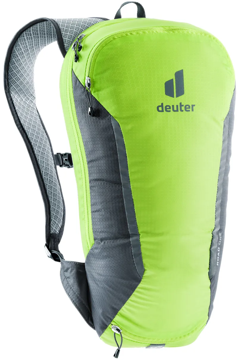 deuter Road One 5 Bike Backpack in Citrus-Graphite-2
