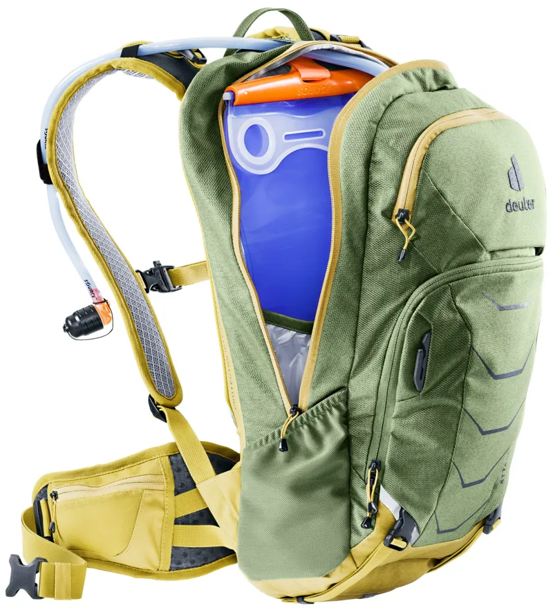 deuter Attack 16 Bike Backpack in Green-9