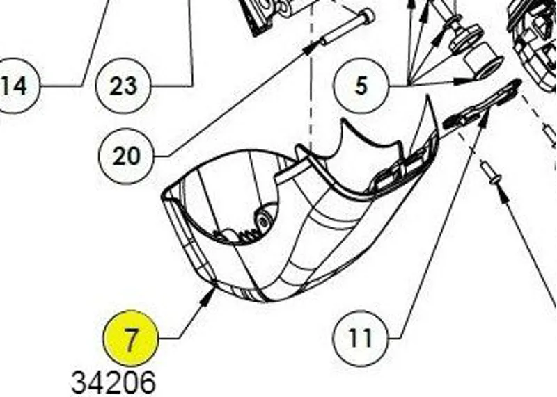 Cube Motor Cover HPC BCM Ready 21-16495 - 4093