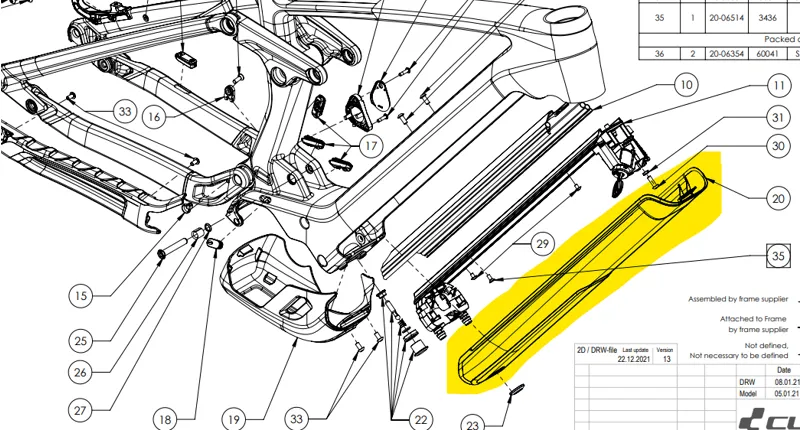 Cube Battery Cover Stereo 750 - 20-04377 - 3450-2