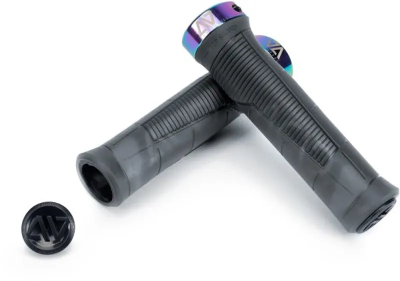 Acid Grips Endure In Translucent Black/Oilslick -1