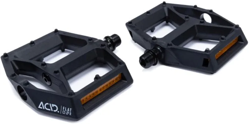 Acid C2-ZP R Flat Pedals in Black