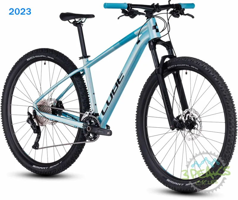 Cube Access WS Womens Race Mountain Bike in Blue-8