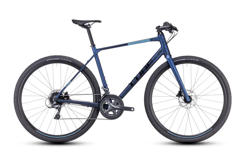 Cube Nulane Flat Bar Road / Gravel Bike in Blue/Black