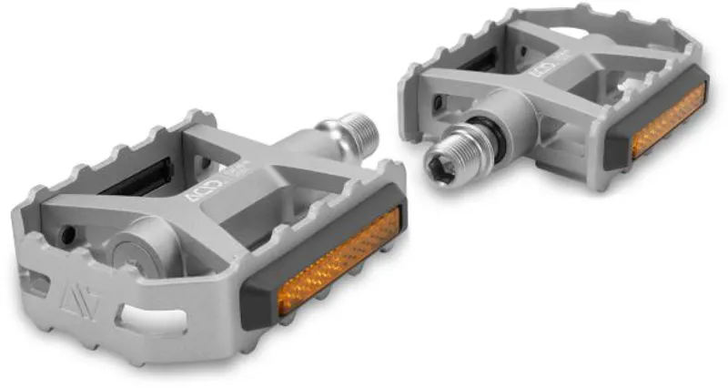 Acid A8-IB Classic Flat Pedals In Silver