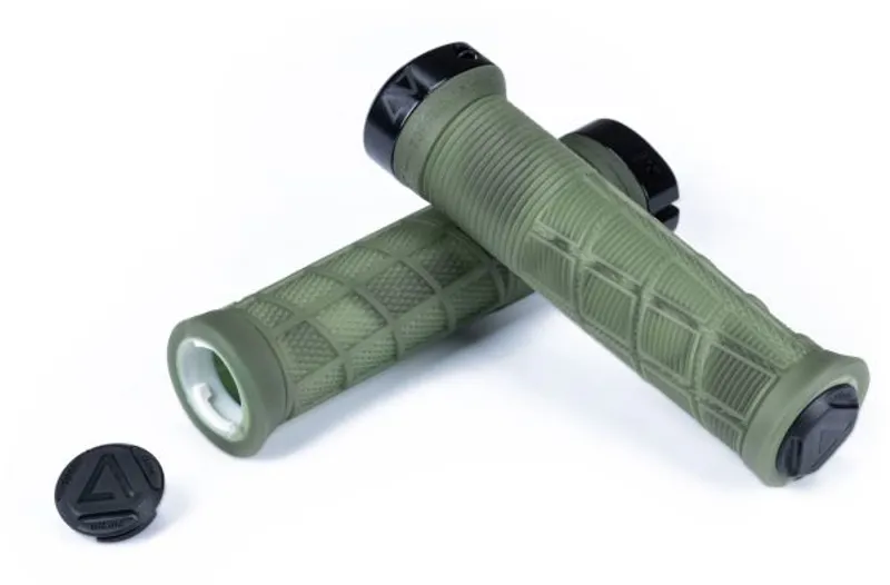 Acid Disrupt Grips in Translucent Olive-1