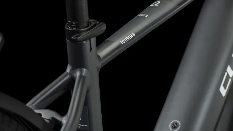 Cube Touring Hybrid One 625 Electric Bike in Grey/White-4