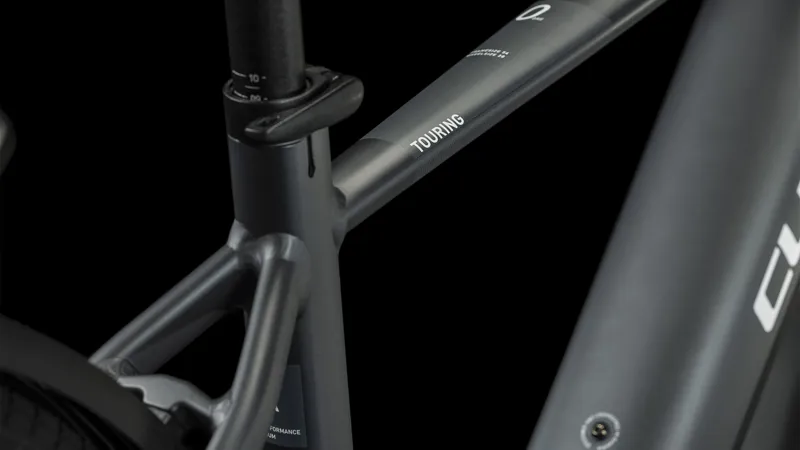 Cube Touring Hybrid One 625 Electric Bike in Grey/White-8