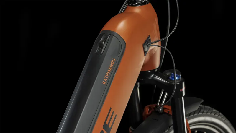 Cube Kathmandu Hybrid EXC 750 Trekking eBike in Red/Black-7