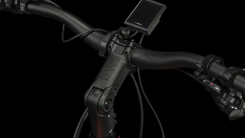 Cube Kathmandu Hybrid EXC 750 Trekking eBike in Red/Black-12