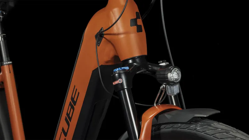 Cube Kathmandu Hybrid EXC 750 Trekking eBike in Red/Black-5